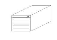 Hängeschubladenschrank HDK-D02