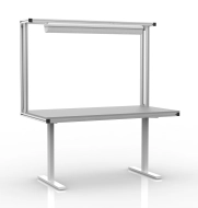 Elektrisch höhenverstellbarer Tisch aus Aluminiumprofilen 24030730