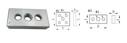 Flansch für Profile KFD-4040.